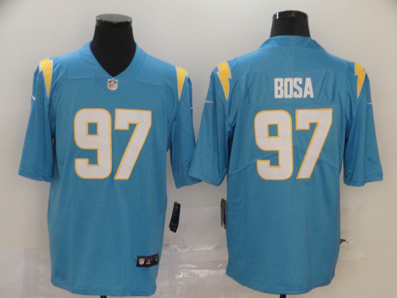 Men Los Angeles Chargers #97 Bosa Light Blue Nike Vapor Untouchable Stitched Limited NFL Jerseys